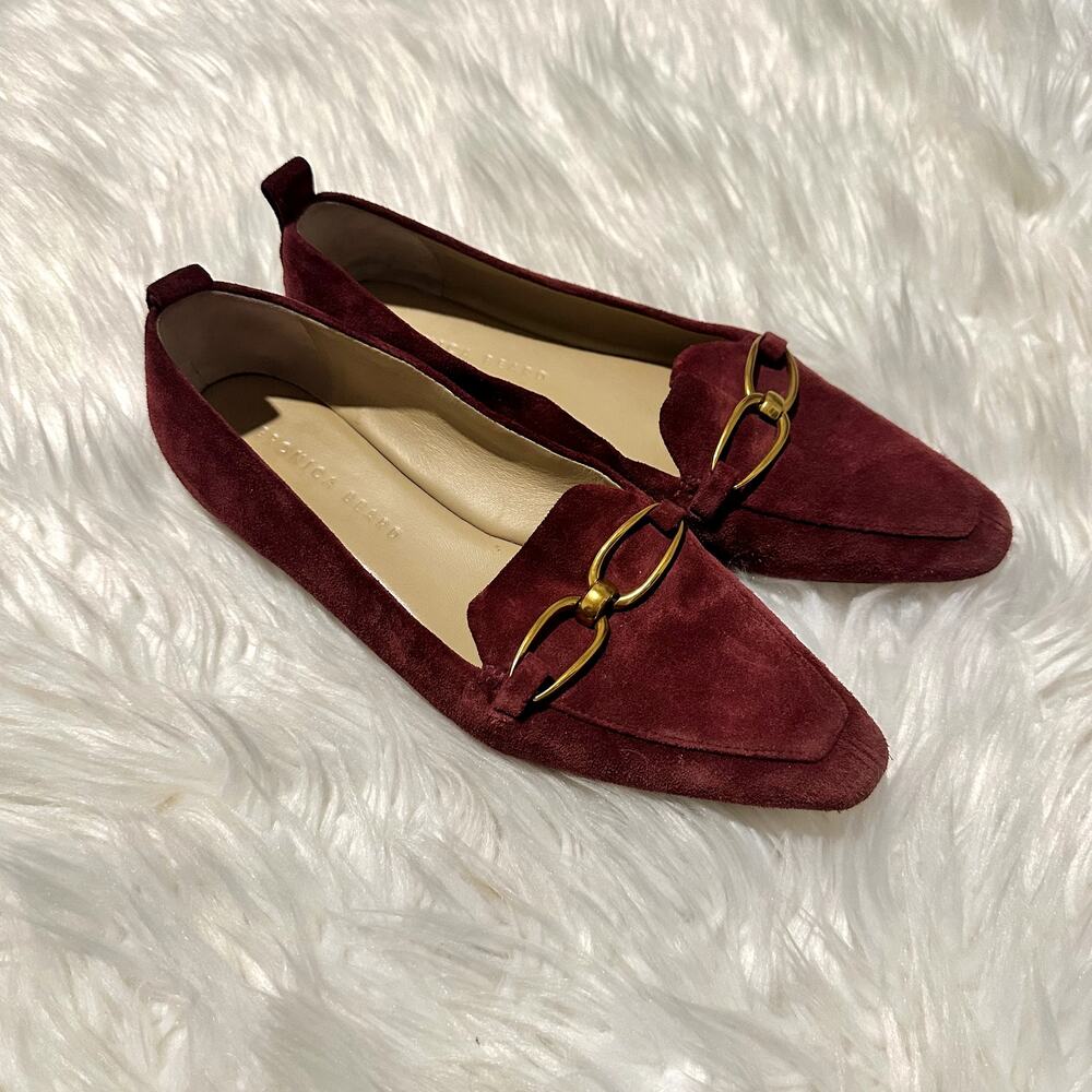 Veronica Beard Champlain Suede Loafer Sz 7.5 - Picture 4 of 7